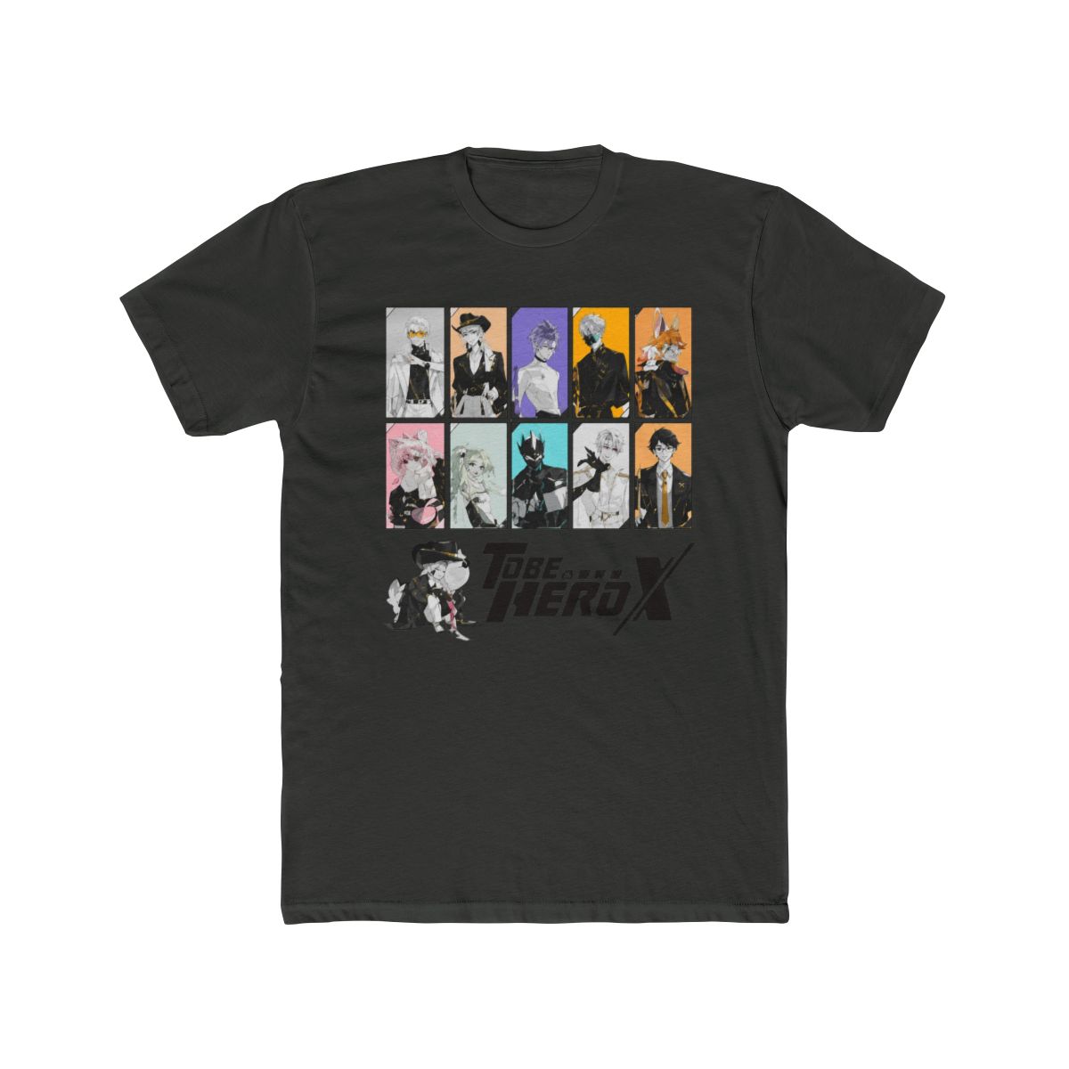 To Be Hero X Top 10 Heroes T Shirt - alternate angle 5, merchandise
