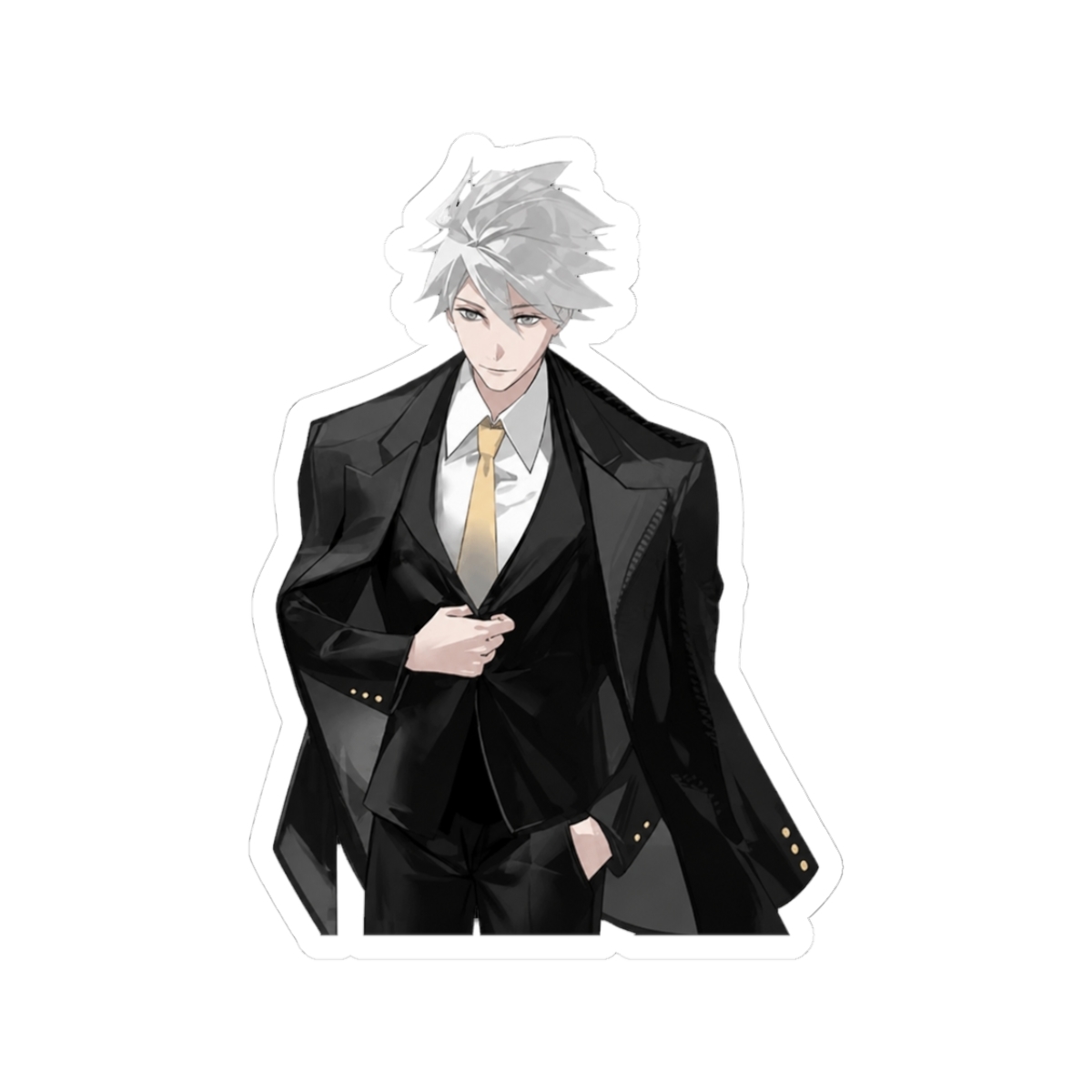 SaleLimitedPre-ownedPre-orderBack-orderOrder ClosedAnime "TO BE HERO X" Sticker Ghost BladeATFES385 JPY550 - Official stickers merchandise